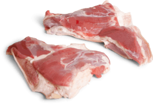 Frozen Pork Flank, Rind-On and Red and White Meat